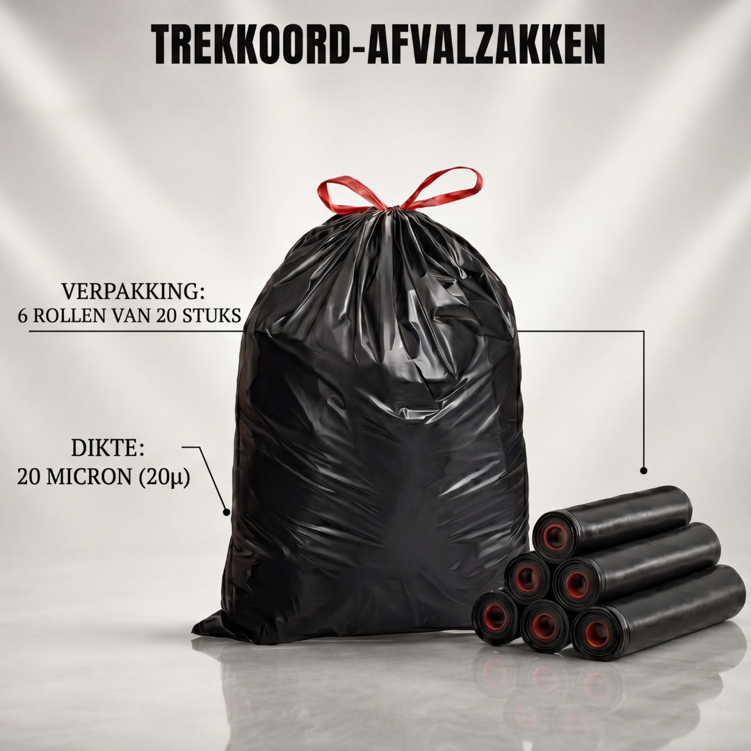 Vuilniszakken 30 Liter 51x70 cm - 120 Vuilniszakken - Baytliving