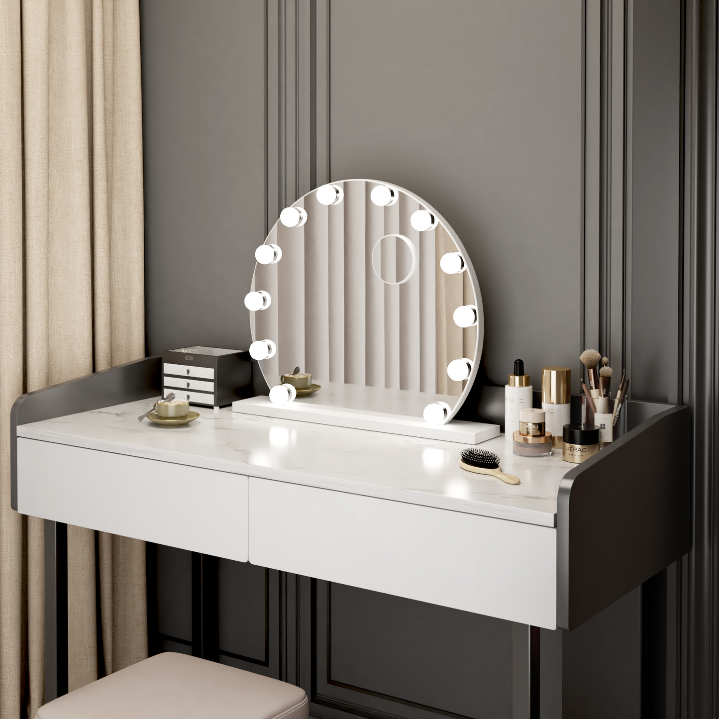 Hollywood Spiegel Ø 55cm - Baytliving