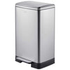 Prullenbak 60 Liter met Pedaalbediening - Zilver
