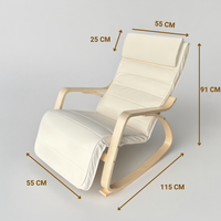 Bayt Relaxstoel - Wit - Baytliving