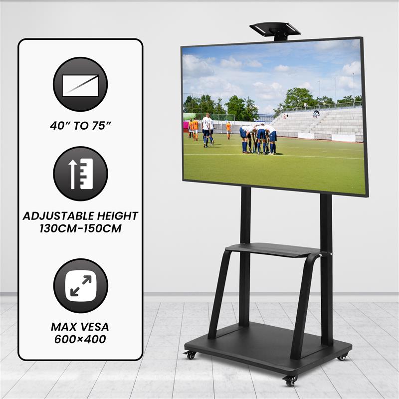 Bayt TV Standaard Verrijdbaar - 40-75 Inch - Baytliving
