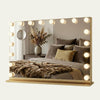 Hollywood Spiegel 80 x 60 cm met 10x Vergroting - Goud