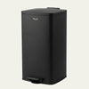 Prullenbak 60 Liter met Pedaalbediening - Vierkant - Zwart