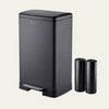 Bayt Prullenbak 60 Liter – Pedaalprullenbak - Zwart - Outlet