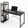Bayt Bureau met Boekenkast - 120x75x60 cm - Zwart