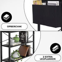 Bayt Hoekbureau – Zwart – 120 x 70 x 73 cm - Baytliving