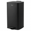 Bayt Prullenbak 60 Liter met Pedaalbediening - Vierkant - Zwart - Outlet