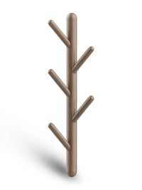 Bayt Wandkapstok - 5 Haken - Bruin - Baytliving