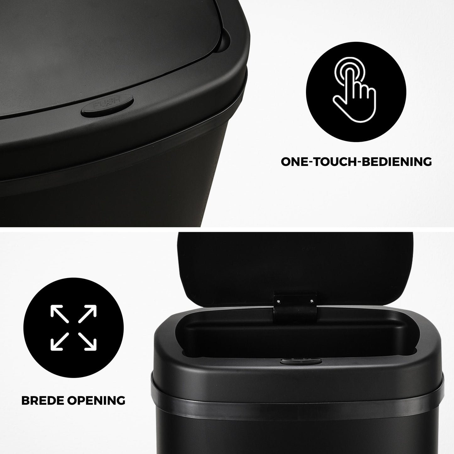 Bayt Prullenbak 50L – Touch bin - Baytliving