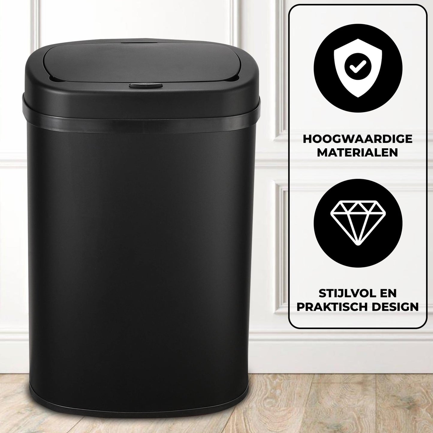 Bayt Prullenbak 50L – Touch bin - Baytliving