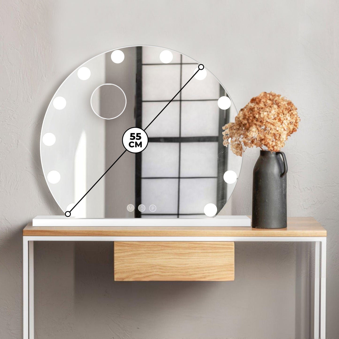 Hollywood Spiegel Ø 55cm - Baytliving