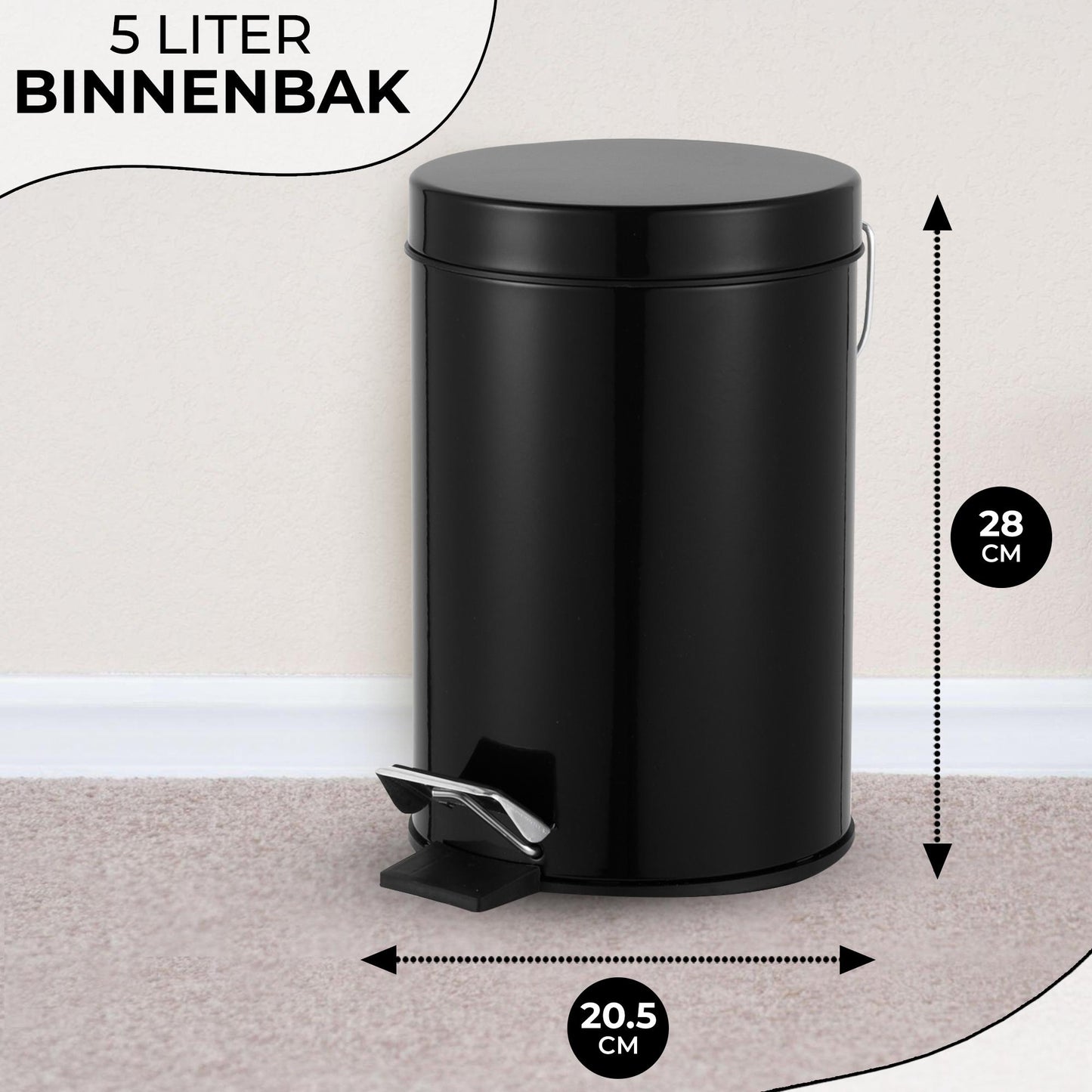 Bayt Prullenbak – 5L - Baytliving