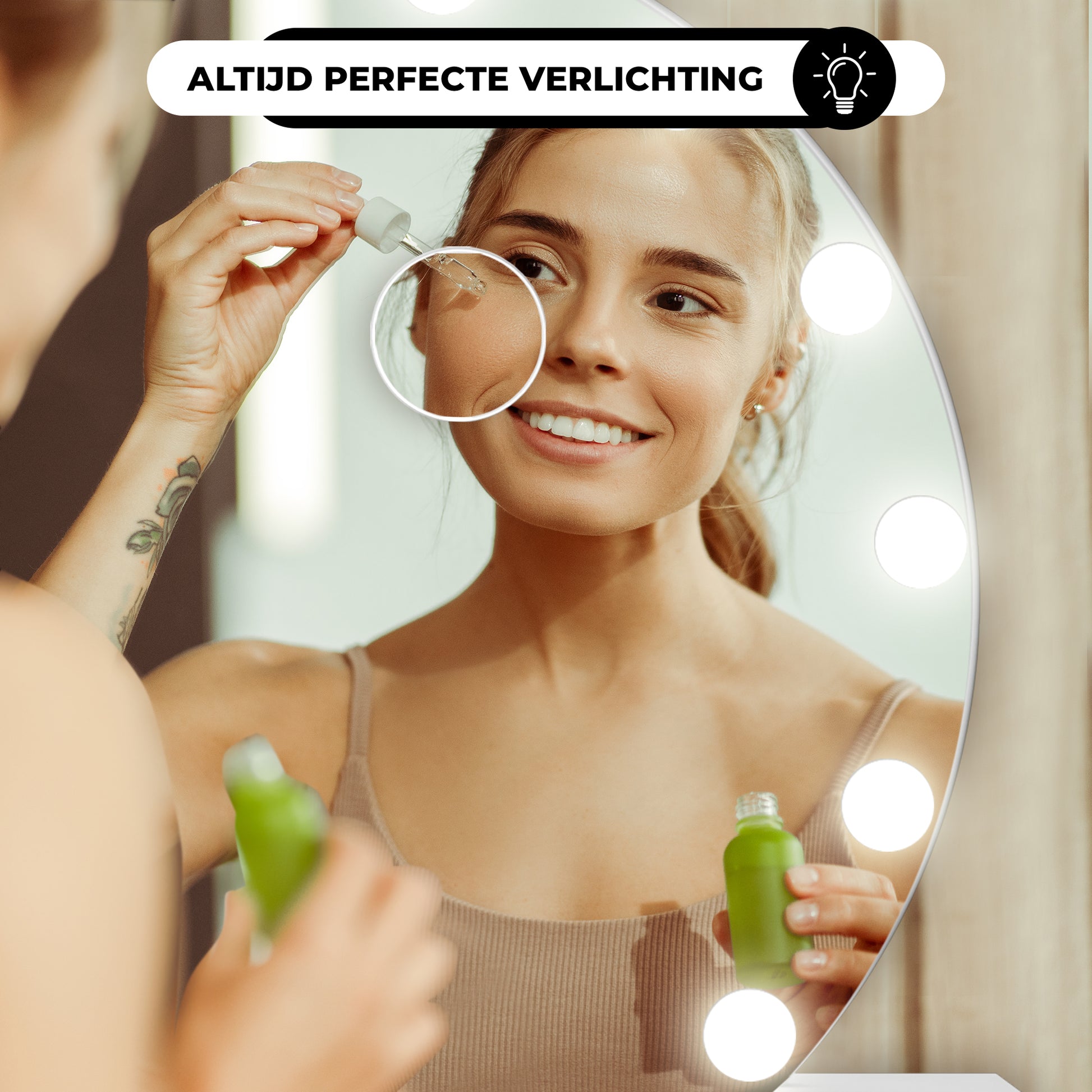 Hollywood Spiegel Ø 55cm - Baytliving