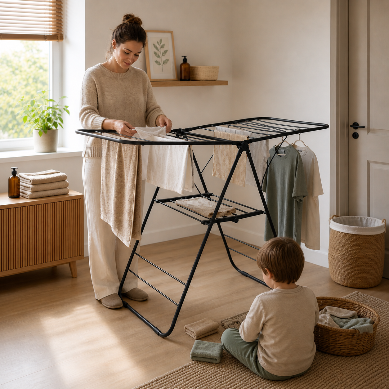 Bayt inklapbare wasrek - 16 meter droogruimte - Baytliving
