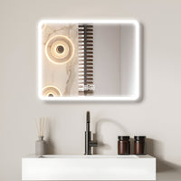 Bayt Badkamerspiegel met LED - 58x46 cm - 3 Lichtstanden - Baytliving