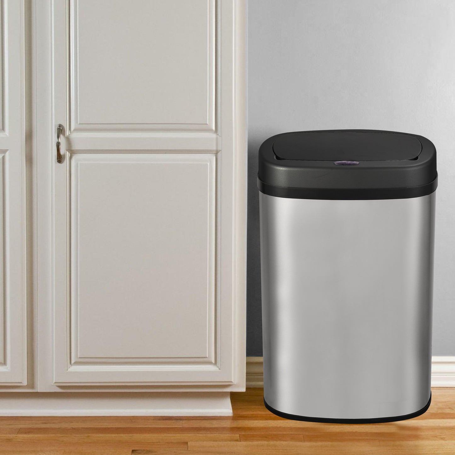 Bayt Prullenbak 60 liter - Sensor Prullenbak - Zilver
