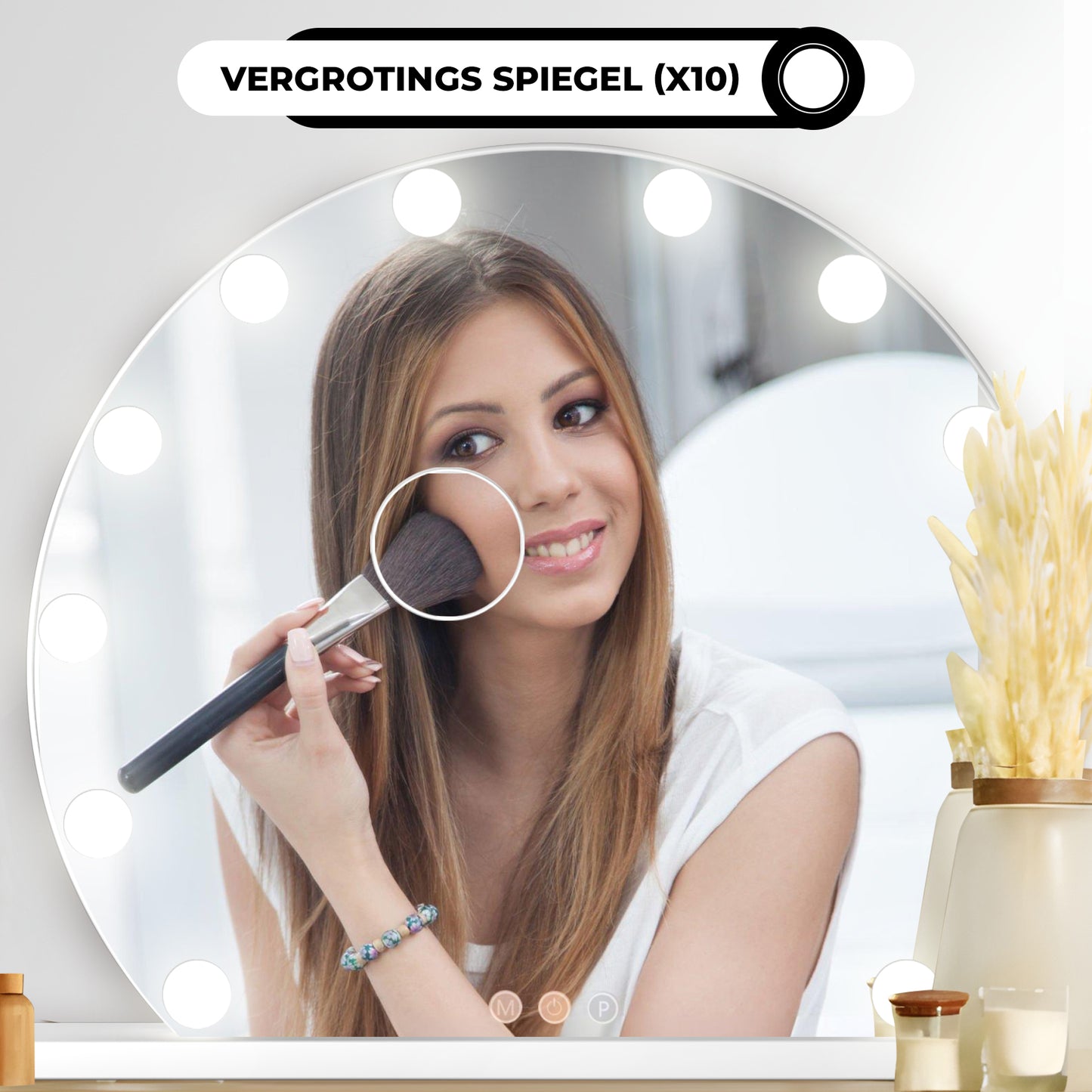 Hollywood Spiegel Ø 55cm - Baytliving