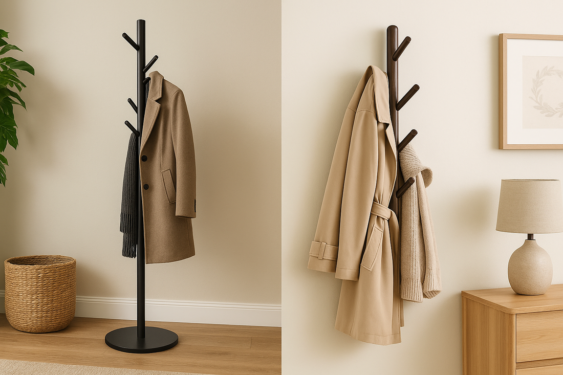 Staande- of wandkapstok: wat past het best bij jouw interieur