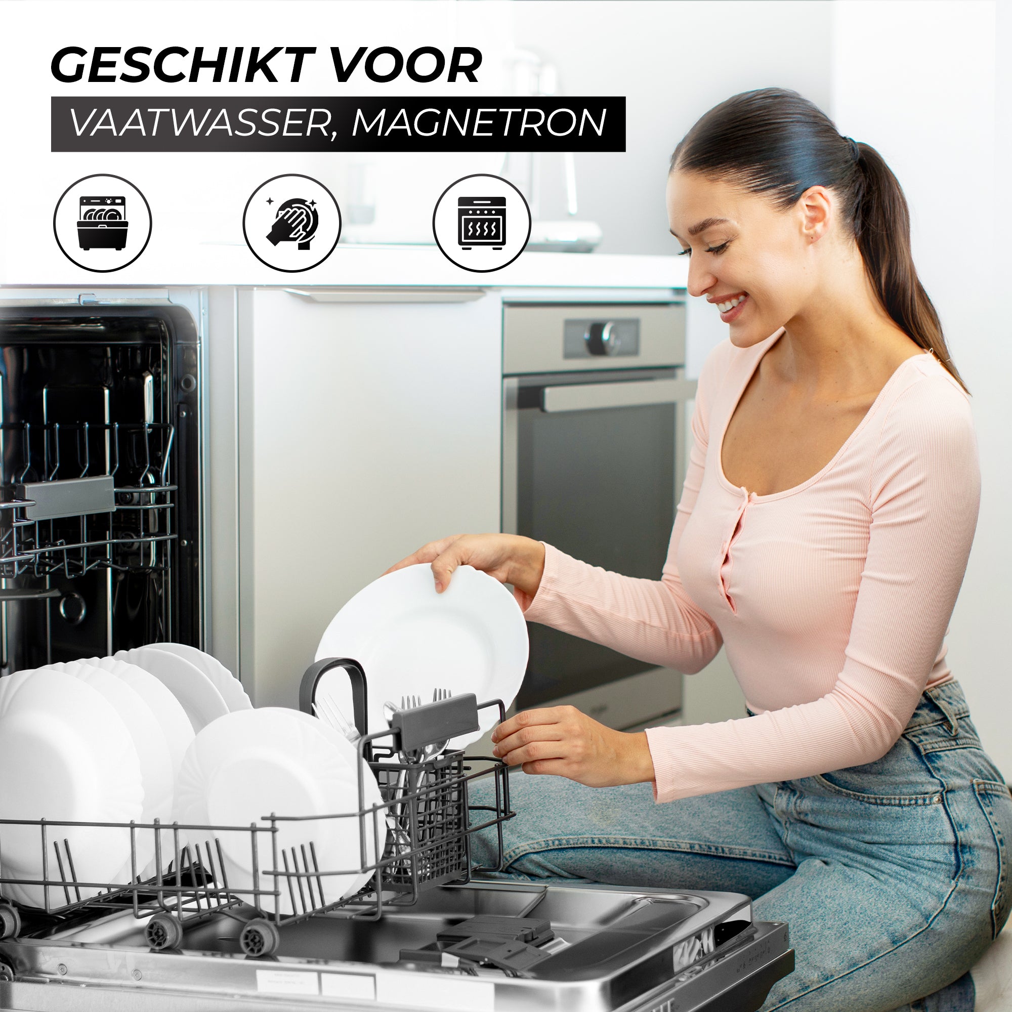 Bayt Serviesset 30-Delig Porselein Wit - Servies 6 Personen - Borden, Kommen & Schaaltjes - Baytliving