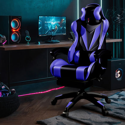 Bayt Gaming Stoel - Blauw/Zwart
