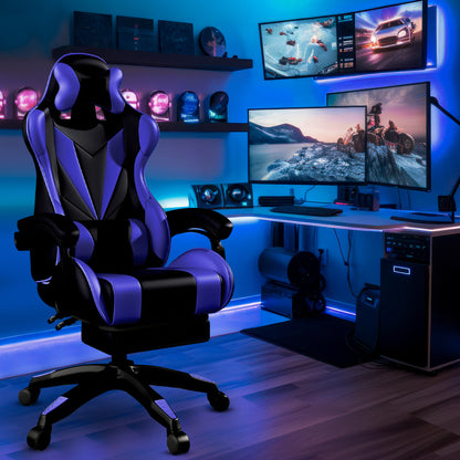 Bayt Gaming Stoel - Blauw/Zwart