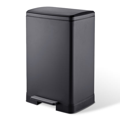 Bayt Prullenbak 60 Liter – Pedaalprullenbak - Zwart - Outlet