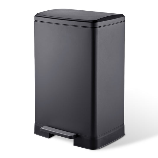 Bayt Prullenbak 60 Liter – Pedaalprullenbak - Zwart - Outlet