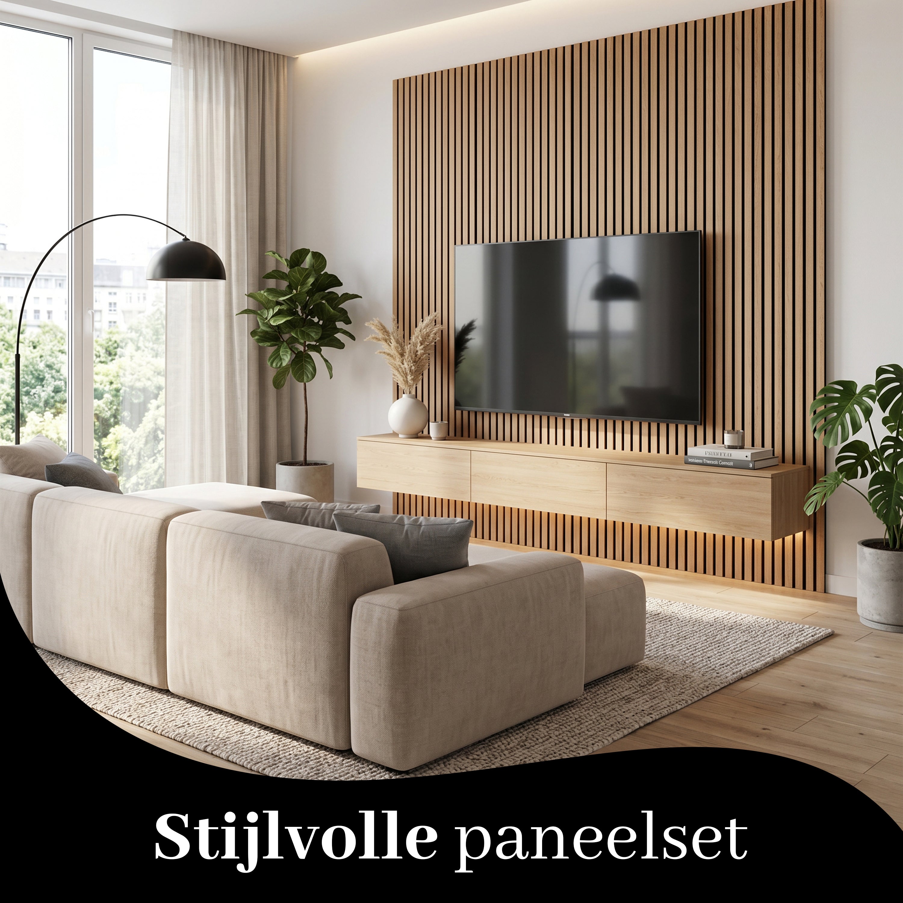 Akoestische Panelen Set van 4 - Baytliving