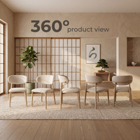 Bayt Japandi Eetkamerstoelen - Set van 2  - Beige - Baytliving