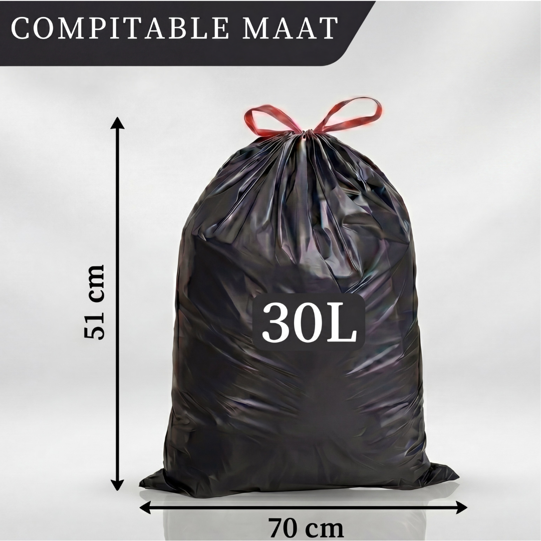 Vuilniszakken 30 Liter 51x70 cm - 120 Vuilniszakken - Baytliving