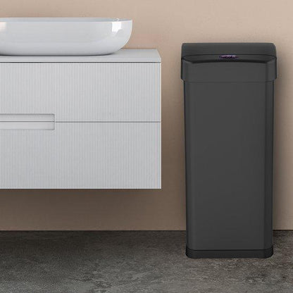 Bayt 60L Sensor Prullenbak, Vierkant, Zwart - Baytliving