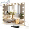 Hollywood Spiegel 58x46cm met Bluetooth & Verlichting - Wit