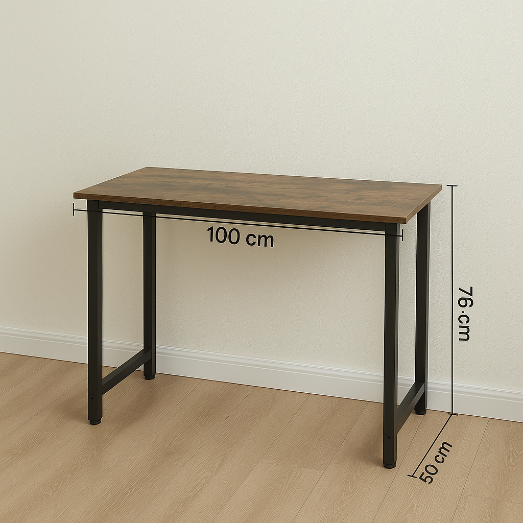 Bayt Bureau - 100x50x76 cm - Bruin