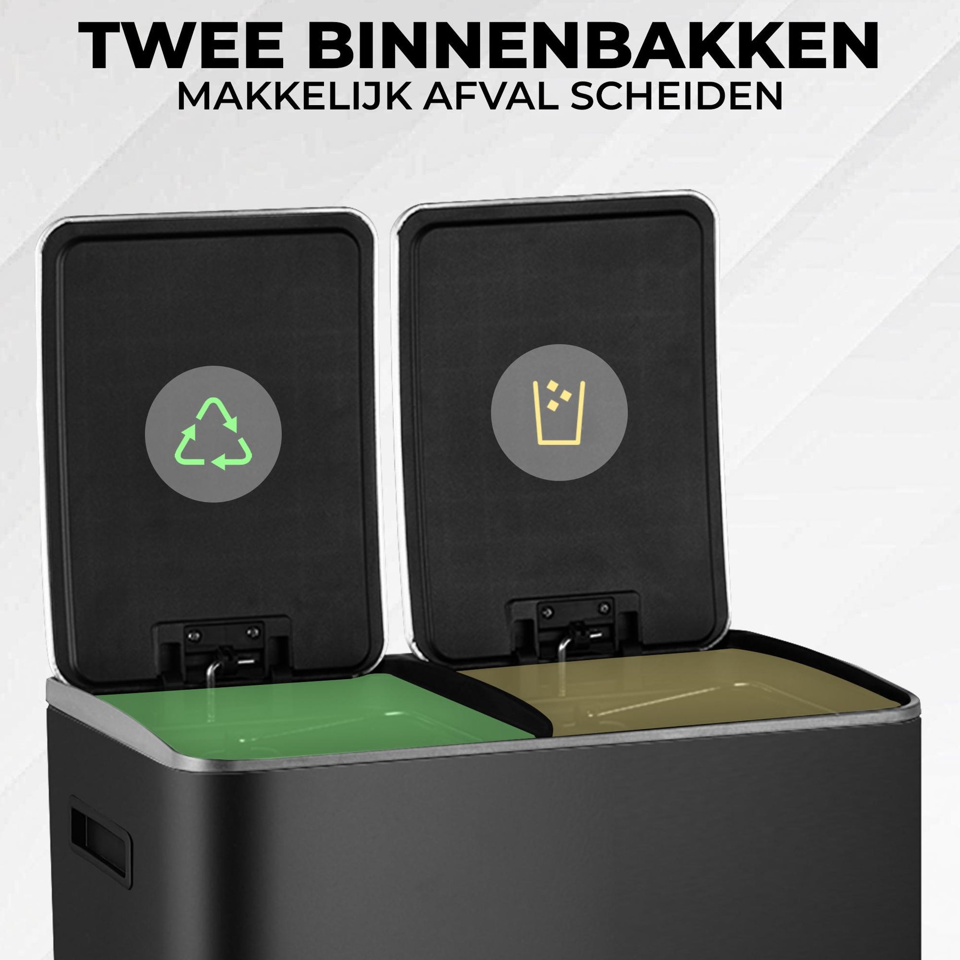 Bayt Prullenbak – 2x30L - Baytliving