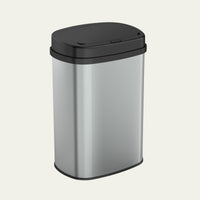 Prullenbak 60 Liter met Touchbediening - Zilver - Baytliving