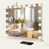 Hollywood Spiegel 80x60 met Verlichting en Bluetooth - Wit