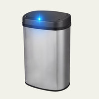 Prullenbak 60 Liter met Sensor - Zilver - Baytliving