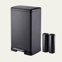 Prullenbak 60 Liter met Pedaalbediening - Zwart - Baytliving
