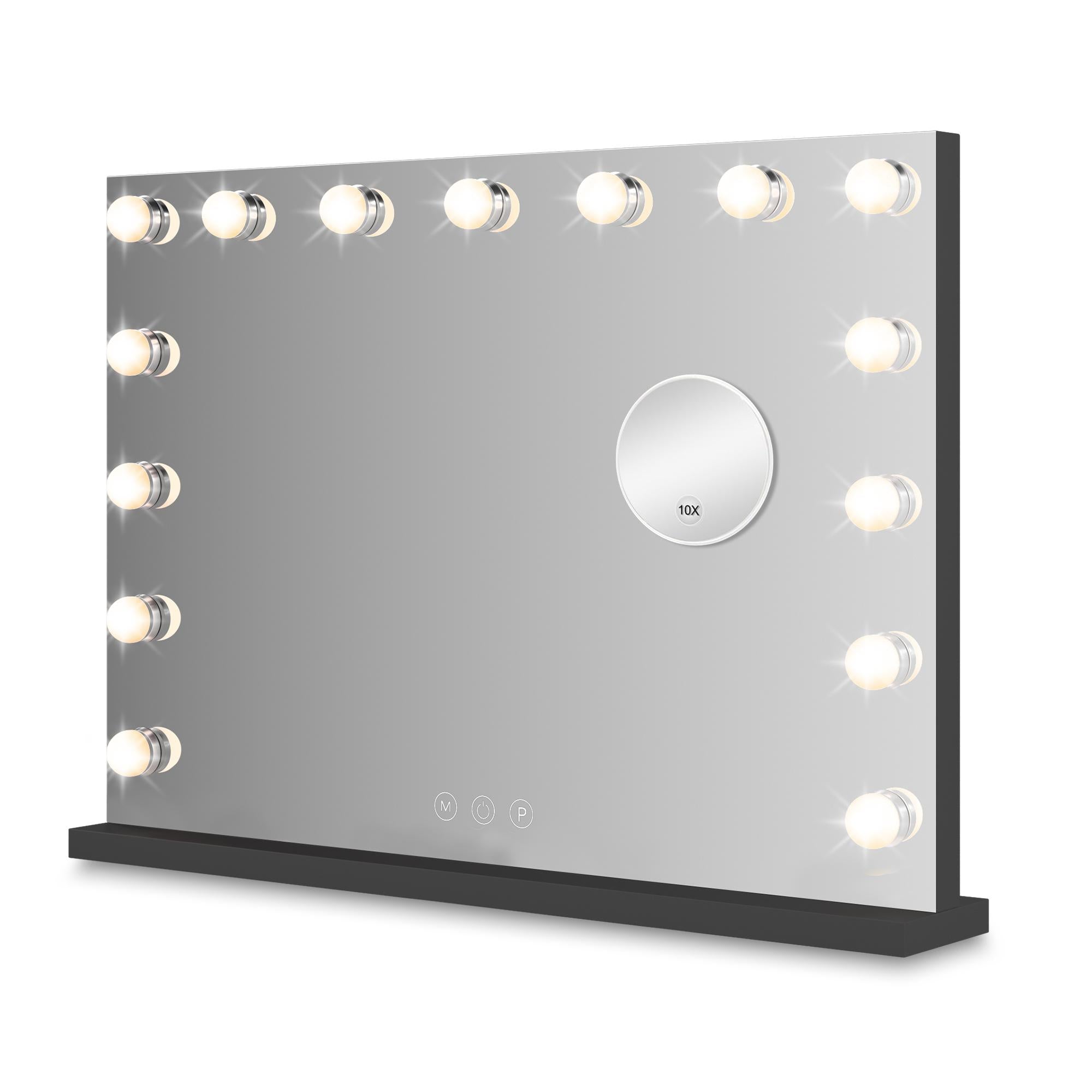 Hollywood Spiegel – 58x46Cm -Zwart - Baytliving