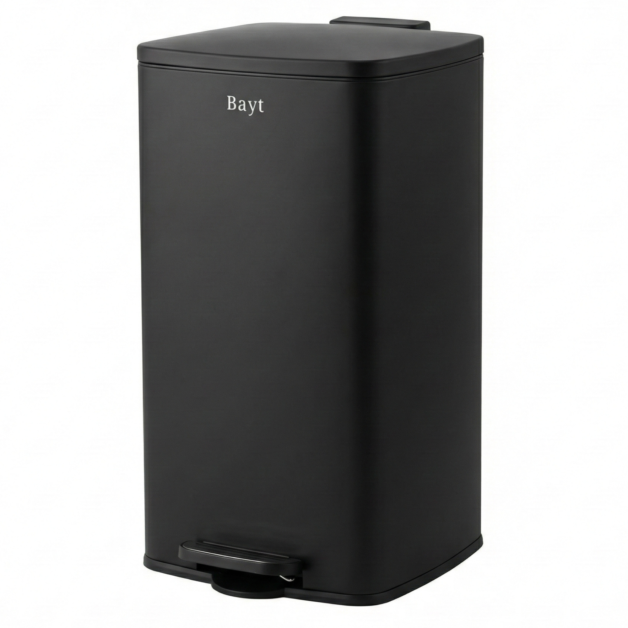 Bayt Prullenbak 60 liter - Pedaalprullenbak - Zwart - 69 x 45 x 37 cm - Baytliving