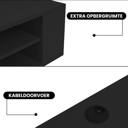 Bayt TV Meubel – Zwart - Baytliving