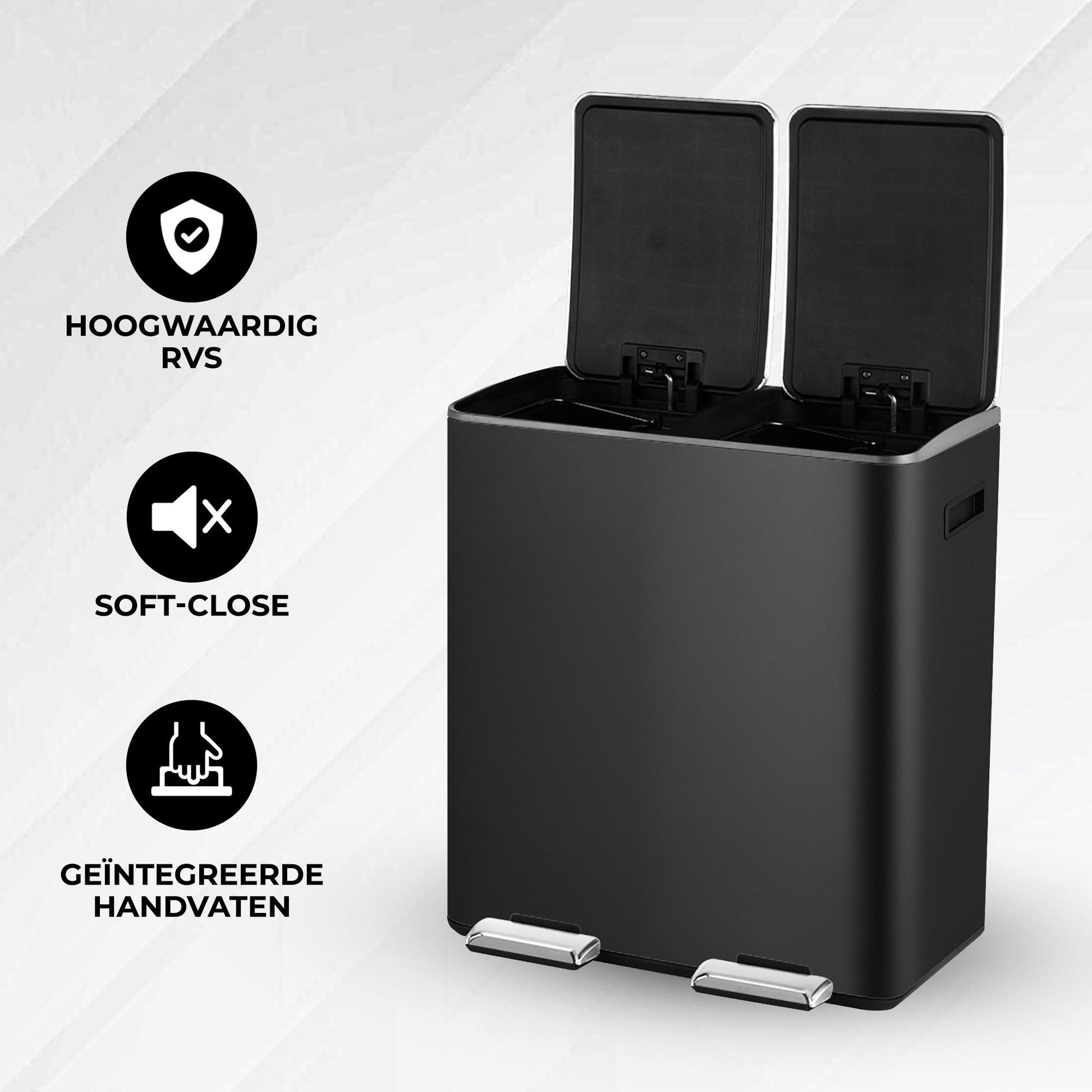 Bayt Prullenbak – 2x30L - Baytliving