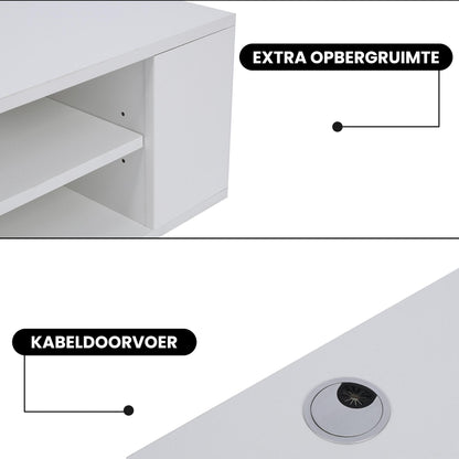 Bayt TV Meubel – Wit - Baytliving