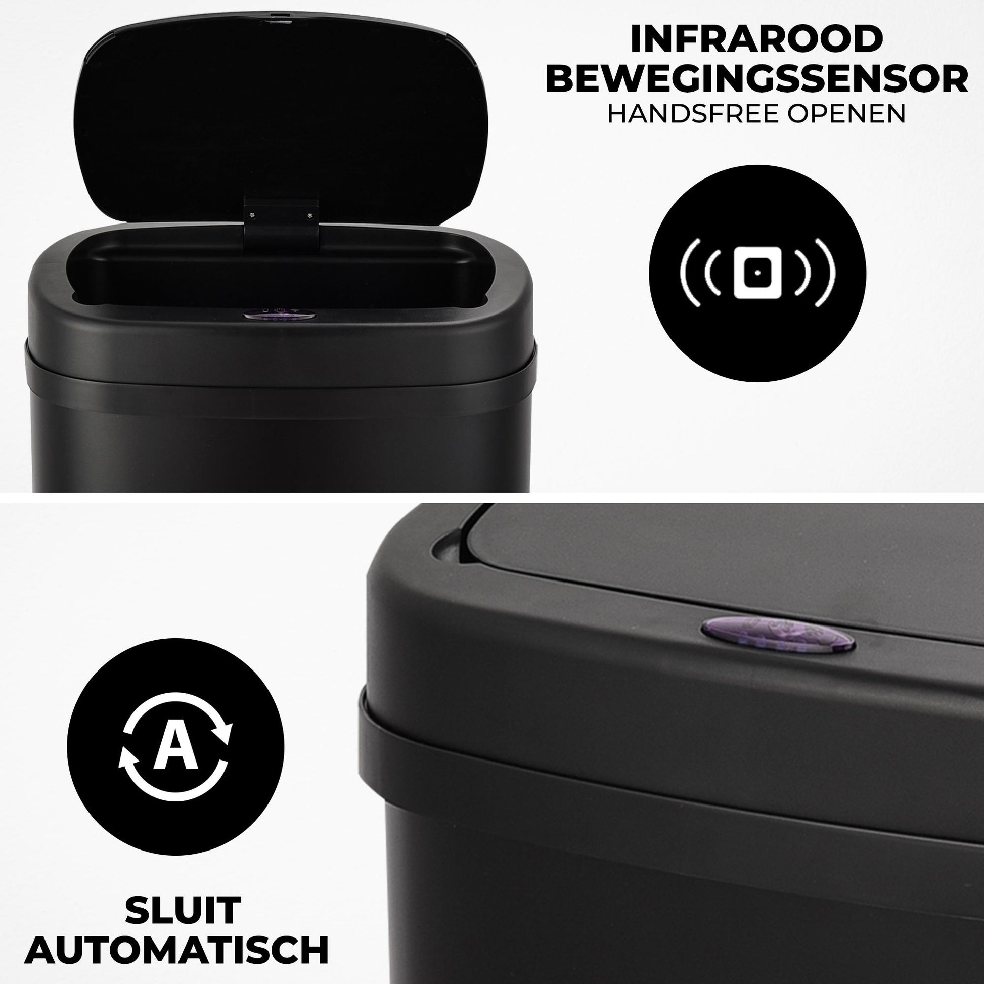 Bayt Prullenbak met Sensor – 60L - Baytliving