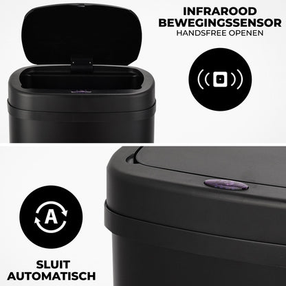 Bayt Prullenbak met Sensor – 60L - Baytliving