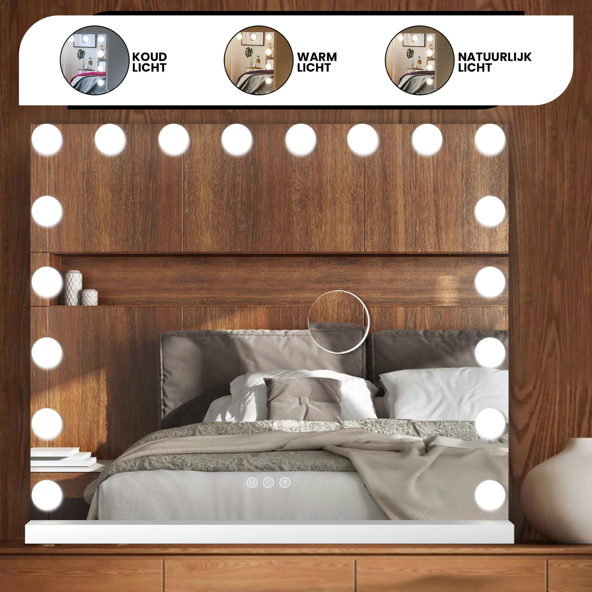 Hollywood Spiegel – 80×60Cm - Baytliving