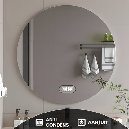 Spiegel met Led-verlichting Ø 60 CM - Baytliving