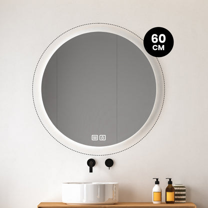 Spiegel met Led-verlichting Ø 60 CM - Baytliving