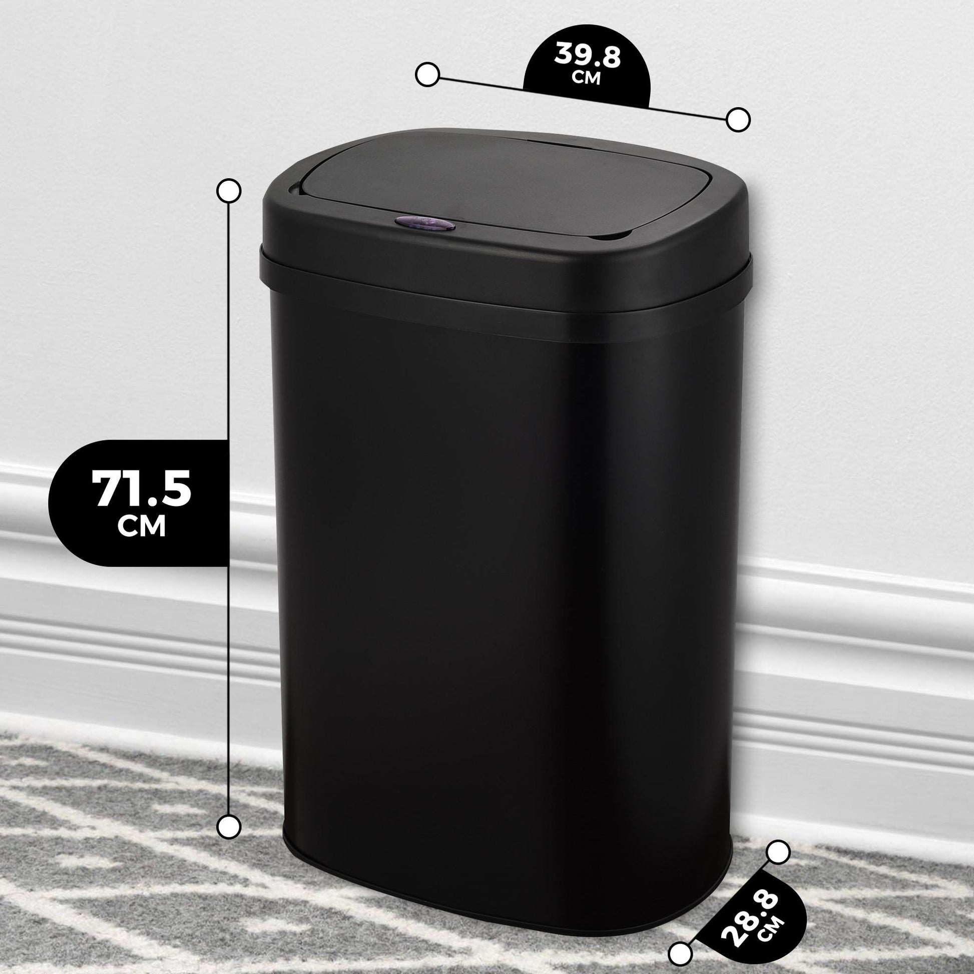 Bayt Prullenbak met Sensor – 60L - Baytliving