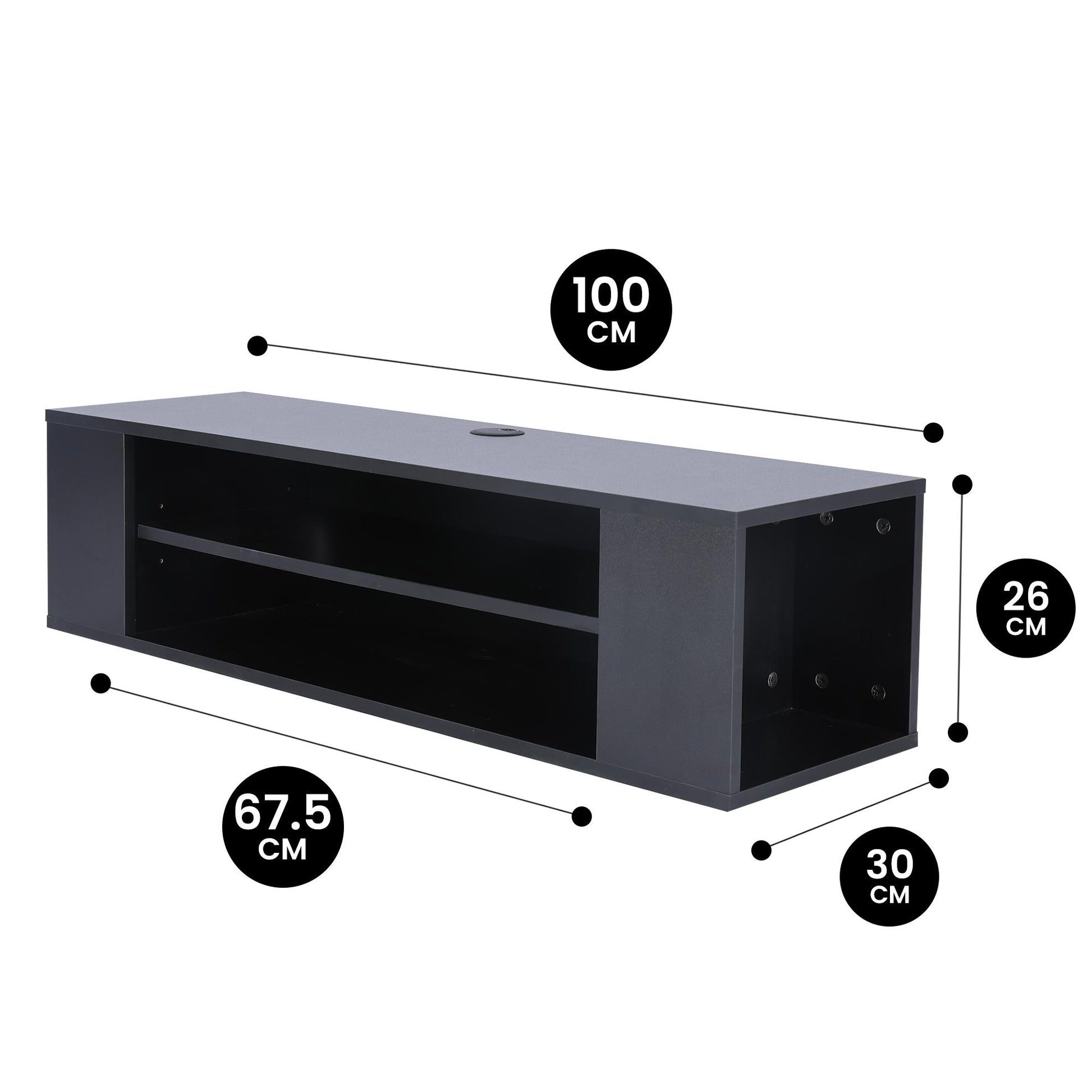 Bayt TV Meubel – Zwart - Baytliving